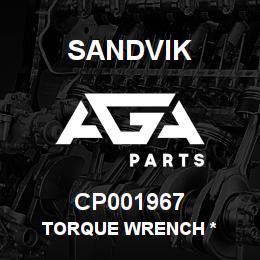 CP001967 Sandvik TORQUE WRENCH * | AGA Parts