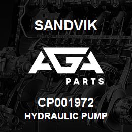 CP001972 Sandvik HYDRAULIC PUMP | AGA Parts