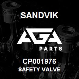 CP001976 Sandvik SAFETY VALVE | AGA Parts