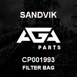 CP001993 Sandvik FILTER BAG | AGA Parts