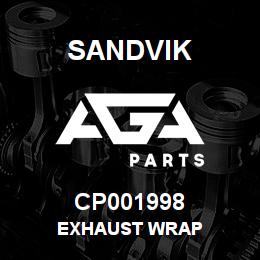 CP001998 Sandvik EXHAUST WRAP | AGA Parts