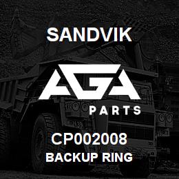 CP002008 Sandvik BACKUP RING | AGA Parts