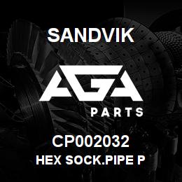 CP002032 Sandvik HEX SOCK.PIPE P | AGA Parts
