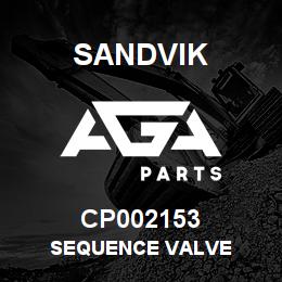 CP002153 Sandvik SEQUENCE VALVE | AGA Parts