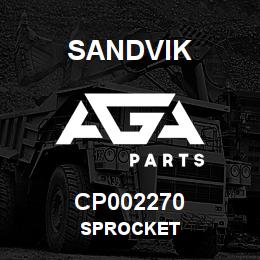 CP002270 Sandvik SPROCKET | AGA Parts