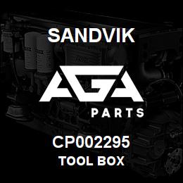 CP002295 Sandvik TOOL BOX | AGA Parts