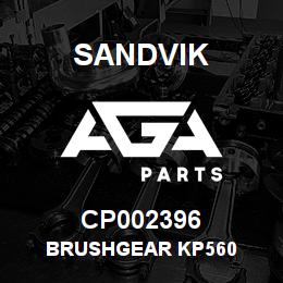 CP002396 Sandvik BRUSHGEAR KP560 | AGA Parts