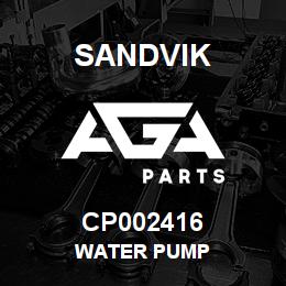 CP002416 Sandvik WATER PUMP | AGA Parts