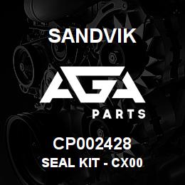 CP002428 Sandvik SEAL KIT - CX00 | AGA Parts