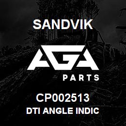 CP002513 Sandvik DTI ANGLE INDIC | AGA Parts