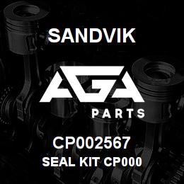 CP002567 Sandvik SEAL KIT CP000 | AGA Parts