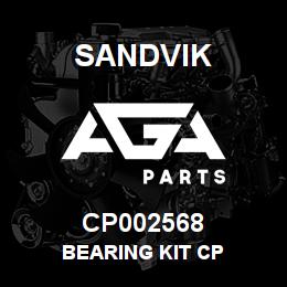 CP002568 Sandvik BEARING KIT CP | AGA Parts