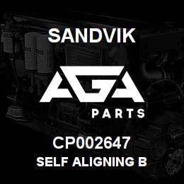 CP002647 Sandvik SELF ALIGNING B | AGA Parts