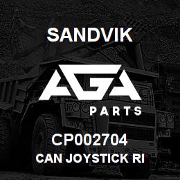 CP002704 Sandvik CAN JOYSTICK RI | AGA Parts