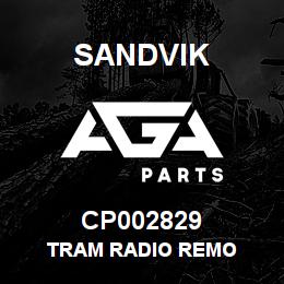 CP002829 Sandvik TRAM RADIO REMO | AGA Parts