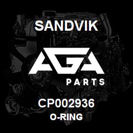 CP002936 Sandvik O-RING | AGA Parts