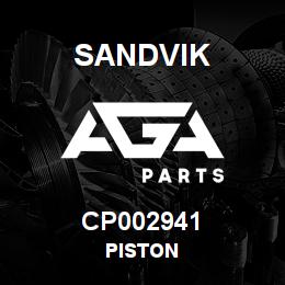 CP002941 Sandvik PISTON | AGA Parts