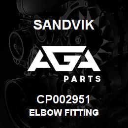 CP002951 Sandvik ELBOW FITTING | AGA Parts