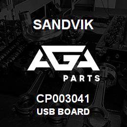 CP003041 Sandvik USB BOARD | AGA Parts