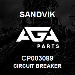 CP003089 Sandvik CIRCUIT BREAKER | AGA Parts