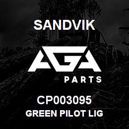 CP003095 Sandvik GREEN PILOT LIG | AGA Parts