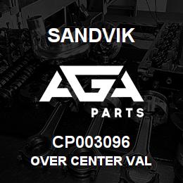 CP003096 Sandvik OVER CENTER VAL | AGA Parts