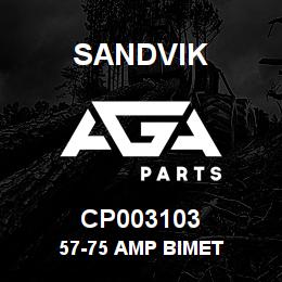 CP003103 Sandvik 57-75 AMP BIMET | AGA Parts