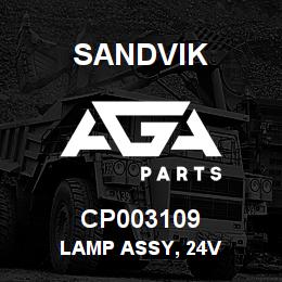 CP003109 Sandvik LAMP ASSY, 24V | AGA Parts