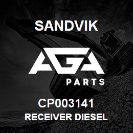 CP003141 Sandvik RECEIVER DIESEL | AGA Parts