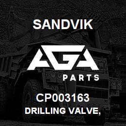 CP003163 Sandvik DRILLING VALVE, | AGA Parts