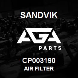 CP003190 Sandvik AIR FILTER | AGA Parts