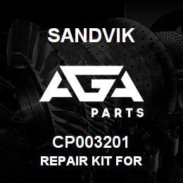 CP003201 Sandvik REPAIR KIT FOR | AGA Parts