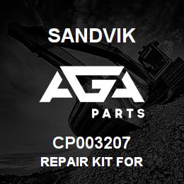 CP003207 Sandvik REPAIR KIT FOR | AGA Parts