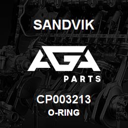 CP003213 Sandvik O-RING | AGA Parts