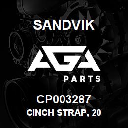 CP003287 Sandvik CINCH STRAP, 20 | AGA Parts