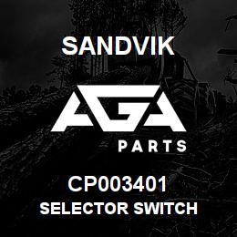CP003401 Sandvik SELECTOR SWITCH | AGA Parts