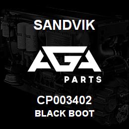 CP003402 Sandvik BLACK BOOT | AGA Parts