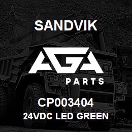 CP003404 Sandvik 24VDC LED GREEN | AGA Parts