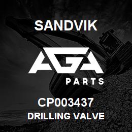 CP003437 Sandvik DRILLING VALVE | AGA Parts