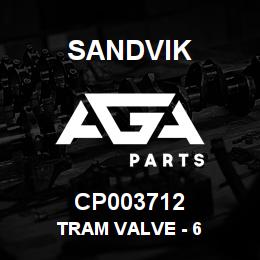 CP003712 Sandvik TRAM VALVE - 6 | AGA Parts