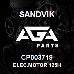 CP003719 Sandvik ELEC.MOTOR 125H | AGA Parts