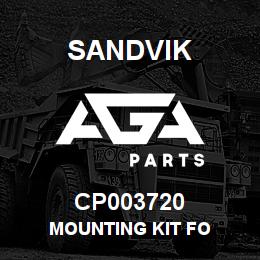 CP003720 Sandvik MOUNTING KIT FO | AGA Parts