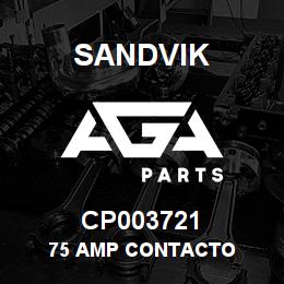 CP003721 Sandvik 75 AMP CONTACTO | AGA Parts