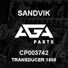 CP003742 Sandvik TRANSDUCER 1000 | AGA Parts