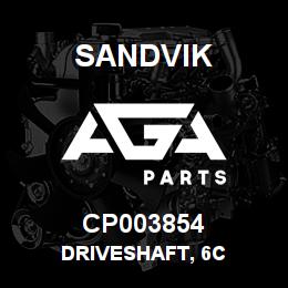 CP003854 Sandvik DRIVESHAFT, 6C | AGA Parts