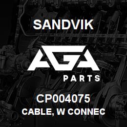 CP004075 Sandvik CABLE, W CONNEC | AGA Parts