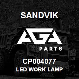CP004077 Sandvik LED WORK LAMP | AGA Parts