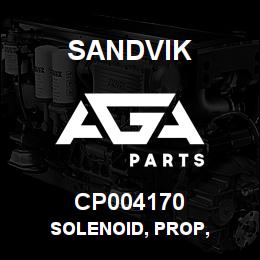 CP004170 Sandvik SOLENOID, PROP, | AGA Parts