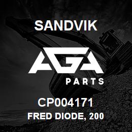 CP004171 Sandvik FRED DIODE, 200 | AGA Parts