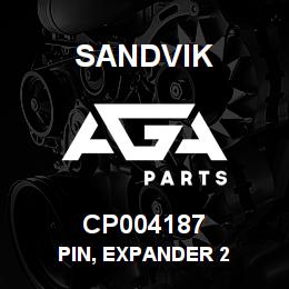 CP004187 Sandvik PIN, EXPANDER 2 | AGA Parts